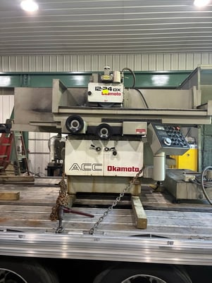 12" x 24" Okamoto #12-24DX, surface grinder, serial #64151 - Image 1