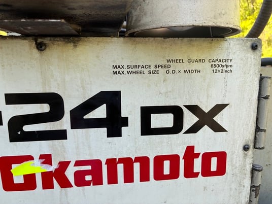 12" x 24" Okamoto #12-24DX, surface grinder, serial #64151 - Image 2