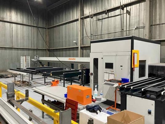 Elumatec #SBZ-628-S, profile machining center, Beckhoff drive Control, lifting station, 2020 - Image 1