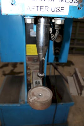 6 Ton, Haeger #HP6-C, hardware insertion press, 8" stroke, 18" throat, adj down force - Image 5