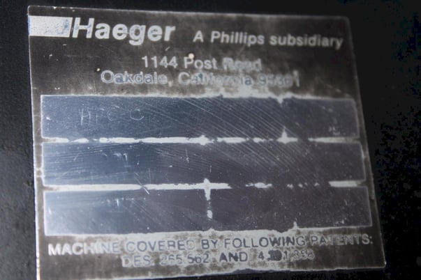 6 Ton, Haeger #HP6-C, hardware insertion press, 8" stroke, 18" throat, adj down force - Image 10