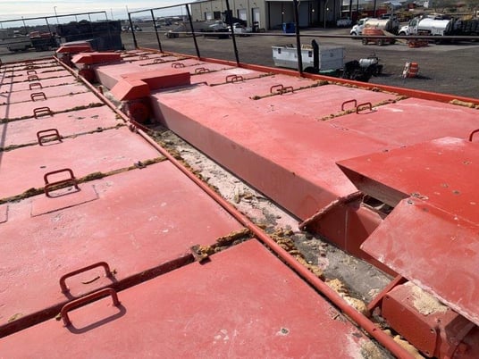 68000 acfm CMI reverse air baghouse, 1008 bags (24 doors x 42 bags), portable - Image 9