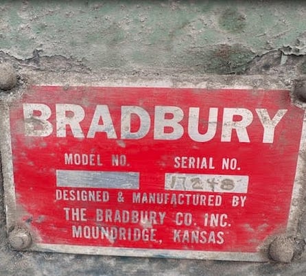 20000 lb. Bradbury coil up ender 65" x 65" x 50 - Image 5