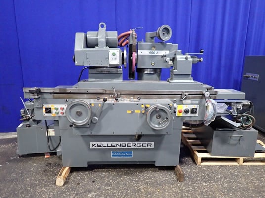 17.8" x 16" Kellenberger #600U, OD/ID cylindrical grinder, w/ hydraulic unit, coolant, tailstock, leveling - Image 3