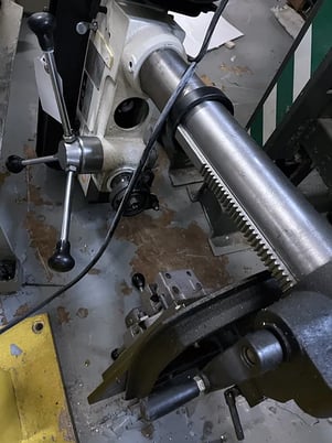 Jet #J-2500, Floor Type Drill Press, 2.87" diameter, 11.5" x 11.5" Table, 24" Table Travel, (16) Spindle - Image 5