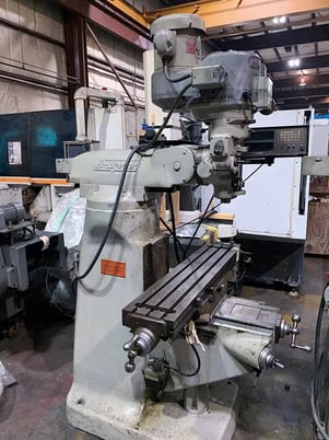 Bridgeport #Series-1, Knee Mill, 9" x 42" Table, 4200 RPM, R-8 Spindle, 2 HP - Image 3