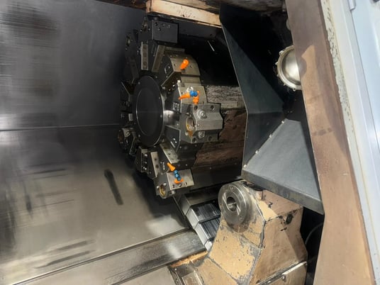 Mazak #QTN-250, CNC Lathe, 26.5" Swing, 29.8" Centers, 10" Chuck, 3" Bar, 14.75" Turn diameter, 30 HP, 4000 - Image 6