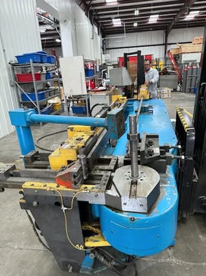 2" Horn #HMT-2STD, Horizontal Hydraulic Tube Bender, 12" max Radius, 6 RPM, 7.5' Tube Length over Mandrel, 10 - Image 3