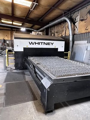 Eagle Whitney #1530-F6-Fiber, Fiber Laser, 1" Mild Steel Cut capacity, 60" x 120" Table, 6 kW, 6075 Machine - Image 2