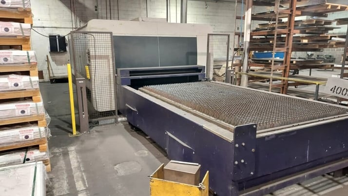 Bystronic #BySprint-Fiber-3015, 4000 watt laser cutting machine, handheld controller, 2013 - Image 7