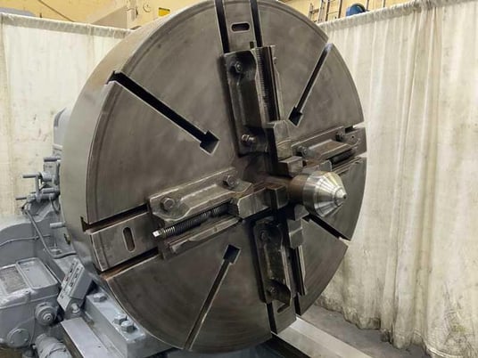 100" x 580" Betts #57R, engine lathe, 63.5" swing over cross slide, 96" face plate diameter, motorized - Image 2