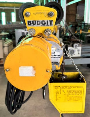 .5 Ton, Budgit Electric Chain Hoist #11689016, 1/2 HP, 16 FPM, 1 Phase - Image 5
