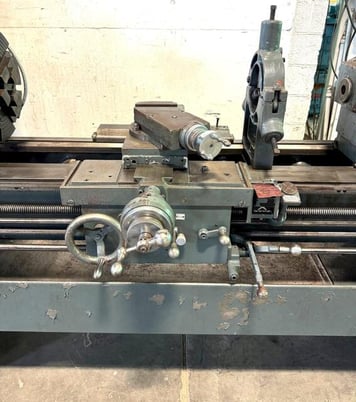 19" x 54" LeBlond #Servo-Shift, 15" 4-jaw chuck, L-1, 26-2010 RPM, Steady Rest, thread dial - Image 6