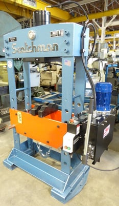 66 Ton, Scotchman #PressPro-66, hydraulic H-frame press, 16" stroke, 37.25" DL, 29" BH, joystick - Image 2