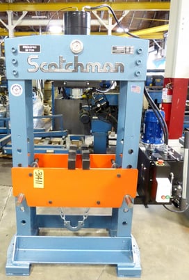 66 Ton, Scotchman #PressPro-66, hydraulic H-frame press, 16" stroke, 37.25" DL, 29" BH, joystick - Image 3