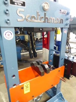 66 Ton, Scotchman #PressPro-66, hydraulic H-frame press, 16" stroke, 37.25" DL, 29" BH, joystick - Image 4