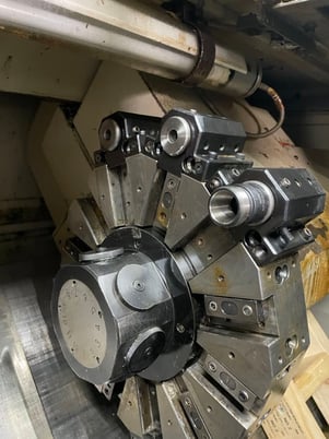 Hardinge Conquest #T42, CNC Turret Lathe, 12 station, GE Fanuc 180T CNC, 1997 - Image 3