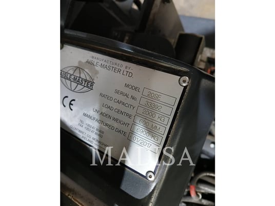 Master AM20SE, Forklift, 4486 hours, S/N: AM20SE, 2018 - Image 6