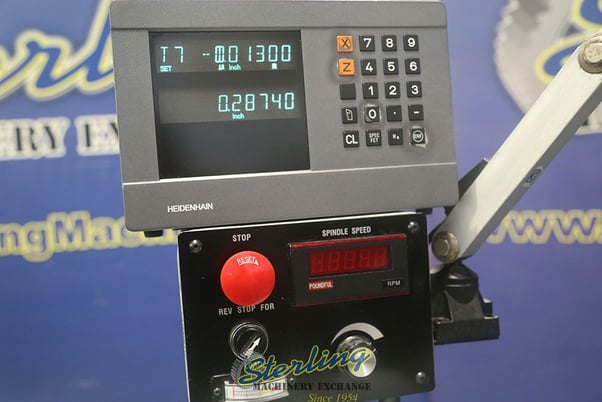 11" x 18" Acra #ATL-618EVS, precision engine lathe, 2-3/16" spindle diameter, tool holder - Image 9