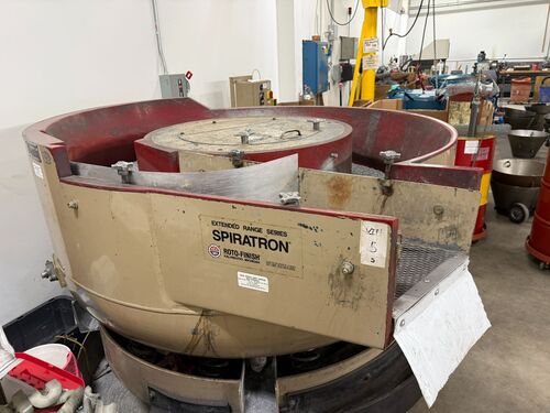15 cu.ft. Roto-Finish #ER-1516C, vibratory finishing machine, 70" bowl diameter, 53" height, 4" drains - Image 2