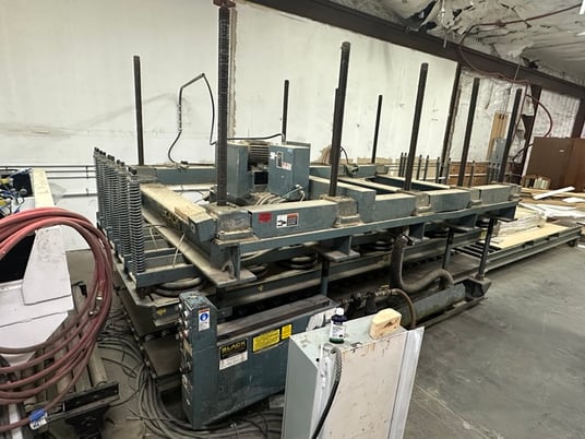 Black Brothers #5x10, End Load Cold Pod Press, 62" x 147" platen, Variable 45" daylight, single top platen - Image 1