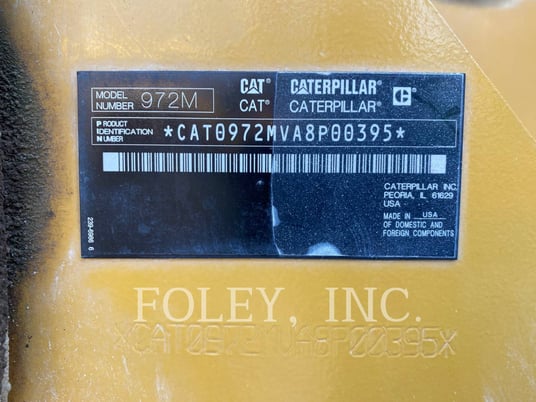 Cat 972M, Wheel Loader, 12845 hours, S/N: A8P00395, 2015 - Image 6