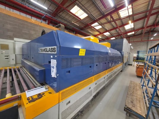 Tamglass (Glaston) #HTF-PRO-E-2448-CTS-20, flat glass tempering furnace - Image 1