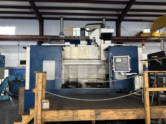 78.7" HNK #NT20/25, high preformance vertical turret lathe, 98.43"sw, 70.87" work height, 200 RPM, Fanuc - Image 1