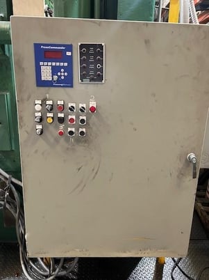 300 Ton, Minster #E2-300, straight side press, 12" stroke, 6" slide adj., 60 SPM, 60" x 48" bed - Image 3