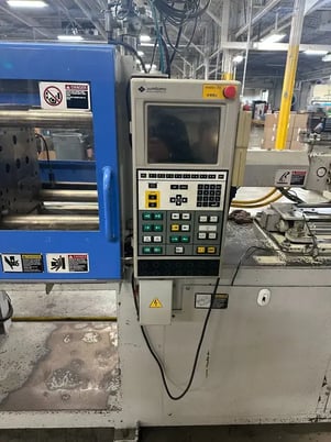 55 Ton, 1.7 oz., Sumitomo #SE50S-C110S, horizontal plastic injection molder, 23.62" daylight, 12.2" x 12.2" - Image 3