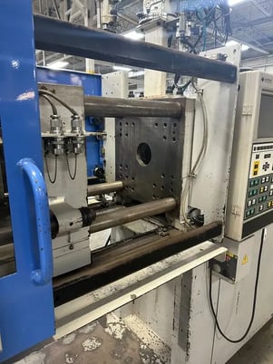 55 Ton, 1.7 oz., Sumitomo #SE50S-C110S, horizontal plastic injection molder, 23.62" daylight, 12.2" x 12.2" - Image 6