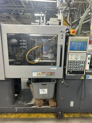 83 Ton, 2.8 oz., Sumitomo #SE75DUZ-C160S, horizontal plastic injection molder, 27.95" daylight, 16.14" x - Image 6