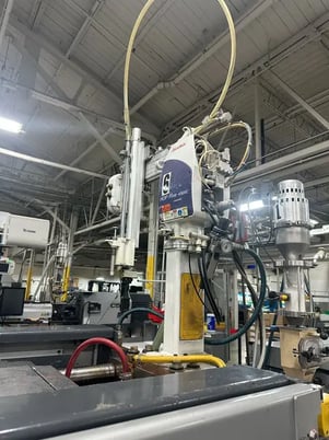 83 Ton, 2.8 oz., Sumitomo #SE75DUZ-C160S, horizontal plastic injection molder, 27.95" daylight, 16.14" x - Image 7