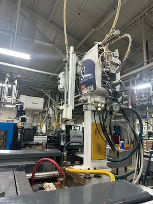 83 Ton, 2.8 oz., Sumitomo #SE75DUZ-C160S, horizontal plastic injection molder, 27.95" daylight, 16.14" x - Image 8
