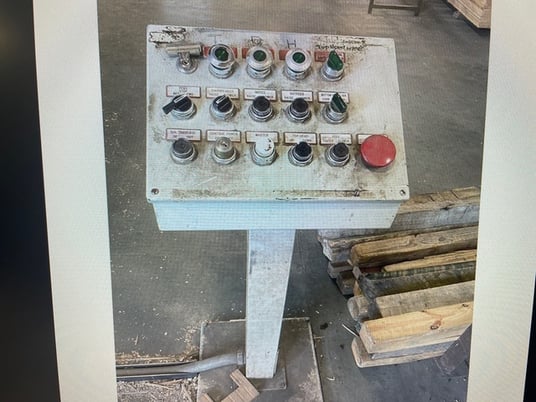 24" Yates Yates American #B-26, Top & Bottom Planer, 10 knives/head, 460 V., 3 phase - Image 4