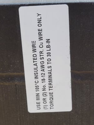 Allen-Bradley 1497B-A14-M12-0-N, Current Control Transformer, 3 KVA, 120/240 Volts, 50/60Hz, Series A - Image 8
