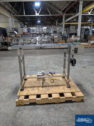 12" wide x 4.6' long, Belt Conveyor, w/ Preza Inkject Coding, EasyJet Control - Image 3