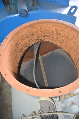 24" Rotary airlock valve, 46" tall, homemade shop built - Image 5