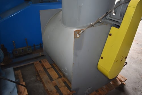 24" Rotary airlock valve, 46" tall, homemade shop built - Image 6