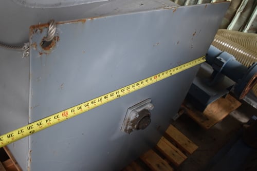 24" Rotary airlock valve, 46" tall, homemade shop built - Image 7