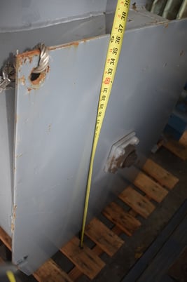 24" Rotary airlock valve, 46" tall, homemade shop built - Image 8