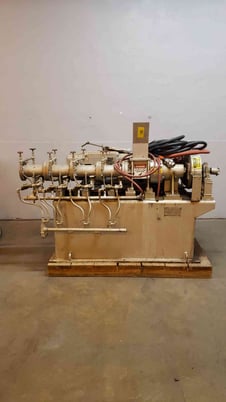 2.5" Bonnot, Single Screw Extruder, 48" long jacketed, 1978 - Image 1