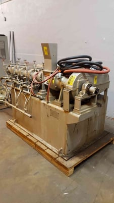 2.5" Bonnot, Single Screw Extruder, 48" long jacketed, 1978 - Image 3