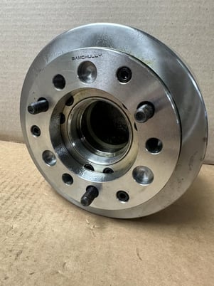 6" Samchully #MH-206V1, high speed 3-jaw hydraulic power chuck - Image 6