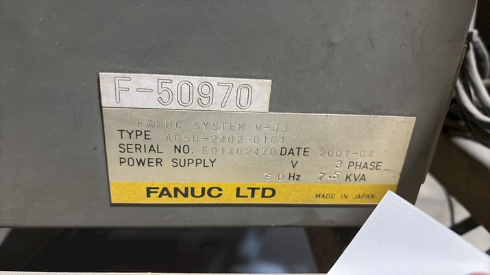 Fanuc, ArcMate 100i, Robotic Welder, 6 axis, 6 kg 13.2 lb. payload, 1368 mm 53.9" reach, Fanuc System R-J3 - Image 9
