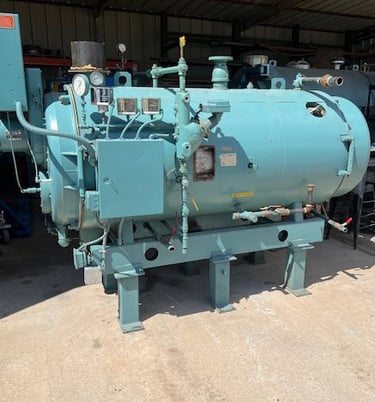 30 HP Cleaver-Brooks #CB-700-030, Low Pressure Steam Boiler, Natural Gas Type, 1255000 BTU/hr, 1035 PPH Steam - Image 1