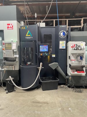 Trinity Automation #AX2-Duo, Pallet System, 6-Axis Robot, (24) Pallets, 12" diameter x 9" H Part Size, 2023 - Image 1