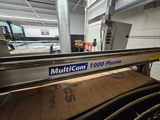 MultiCam #1000, CNC Plasma, 5' x 20' Work Area, 6" Z-Axis Travel, 4.5" Z-Axis Clearance, 800 IPM Cutting - Image 5