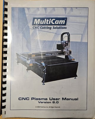 MultiCam #1000, CNC Plasma, 5' x 20' Work Area, 6" Z-Axis Travel, 4.5" Z-Axis Clearance, 800 IPM Cutting - Image 7