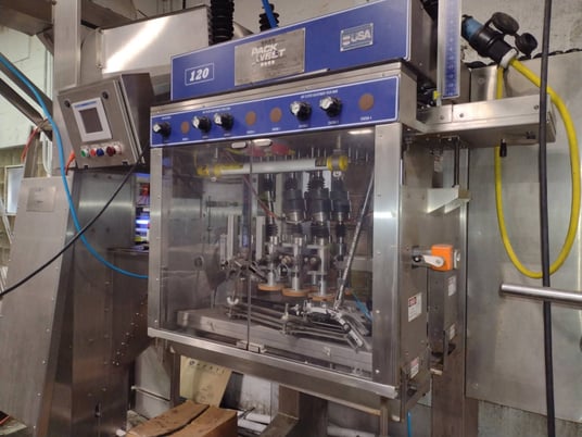 Pack West #120, Capper w/Capper Elevator, 3-Station, 6-Spindle, 150 CPM, 0.3"-2.7" outside dimension Capacity - Image 8